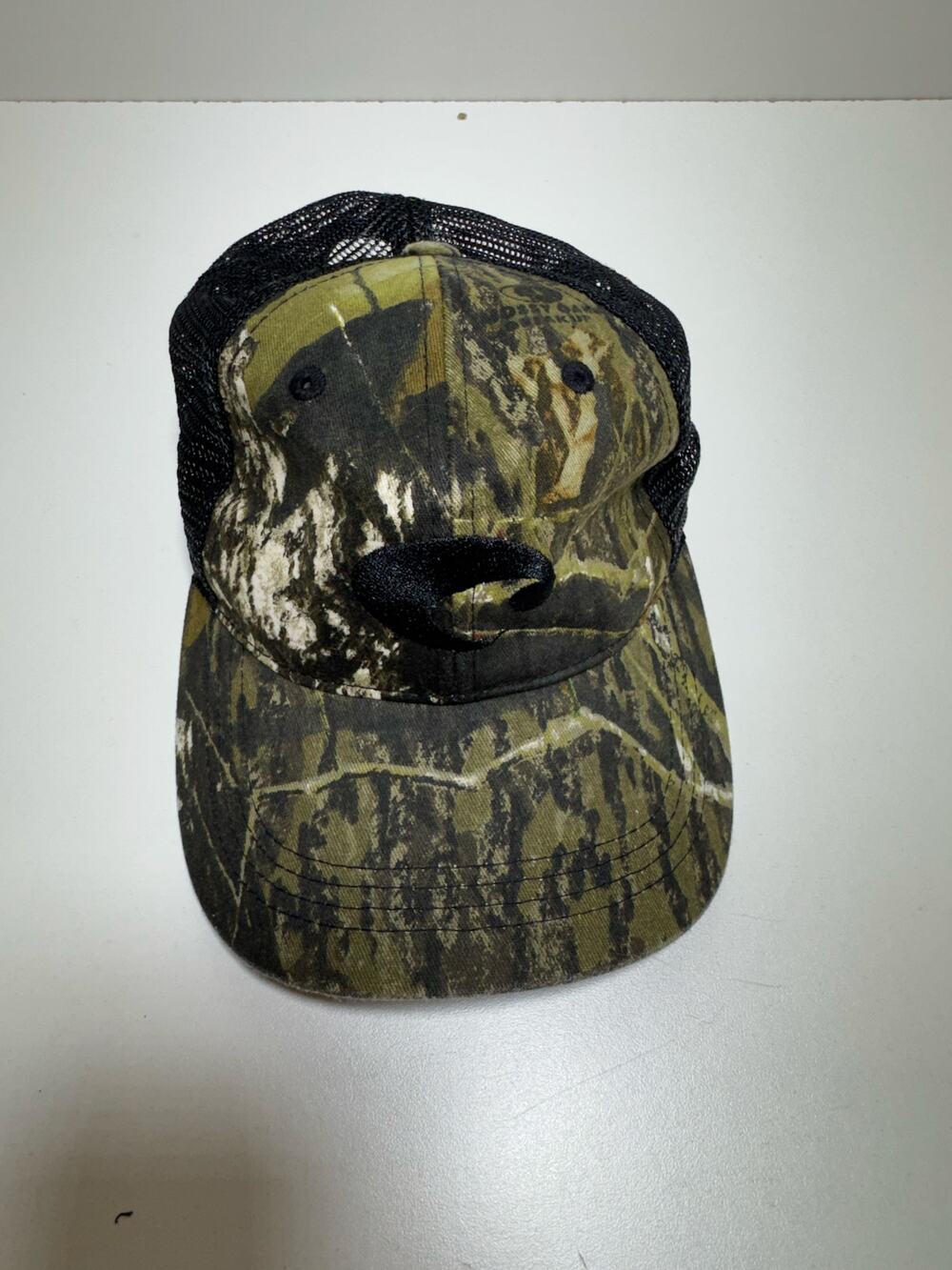 Costa Del Mar Mesh Adjustable Cap Hat Mossy Oak Camo Black Logo